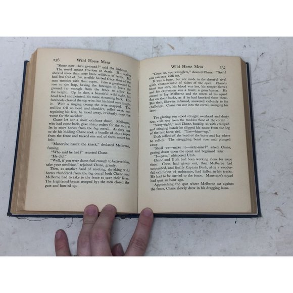 Zane Grey - Wild Horse Mesa - Western Hardcover Book - Picture 12 of 16